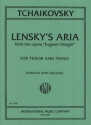 Lensky's Aria from the opera 