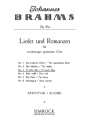 Lieder und Romanzen op.93a fr gem Chor (SATB) Chorpartitur