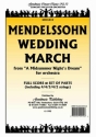 Wedding March for orchestra score and parts (strings 4-4-3-4-2)