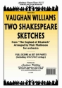 Vaughan Williams Two Shakespeare Sketches Pack Orchestra