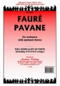 Pavane for orchestra (mixed chorus a dlib) score and parts (strings 4-4-3-4-2)