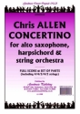 Allen Concertino For Alto Sax Pack String Orchestra