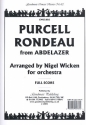 Rondeau from Abdelazar for orchestra score