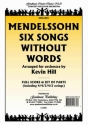 Mendelssohn Six Songs Without Words Pack Orchestra