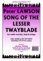 Lawson Peter Song Of The Lesser Twayblade Pack String Orchestra