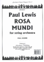 Rosa Mundi for string orchestra score