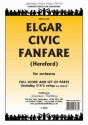 Elgar Edward Civic Fanfare (Hereford) Pack Orchestra