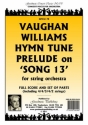 Vaughan Williams Hymn Tune Prelude Song 13 Pack String Orchestra