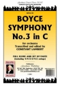 Boyce William Symphony No.3 (Lambert) Pack Orchestra