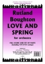 Boughton Rutland Love And Spring Op.23 Pack Orchestra