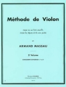 MASSAU Armand Mthode de violon Vol.3 (1e et 3e positions) violon Partition