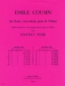 COUSIN Emile Solo concertant n5 en r maj. violon et piano Partition