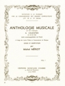 MERIOT Michel Anthologie musicale Vol.1 (25 airs classiques) formation musicale Partition