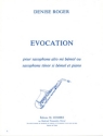 ROGER Denise Evocation saxophone alto ou tnor et piano Partition