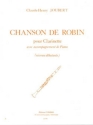 JOUBERT Claude-Henry Chanson de Robin clarinette et piano Partition