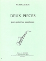 ROUGERON Philippe Pices (2) Solitude - Vieil air 4 saxophones Partition