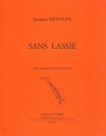 DEVOGEL Jacques Sans Lassie saxophone mib ou clarinette sib et piano Partition