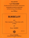 PAUBON Pierre Bimbelot flte ou flte  bec en fa et piano Partition