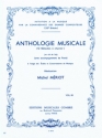 MERIOT Michel Anthologie musicale Vol.3 (12 mlodies  chanter) formation musicale Partition