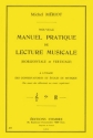 MERIOT Michel Nouveau manuel pratique de lecture musicale formation musicale Partition