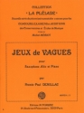 DEMILLAC Francis-Paul Jeux de vagues saxophone et piano Partition