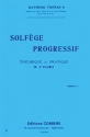 THOMAS R. Solfge progressif Vol.1 formation musicale Partition