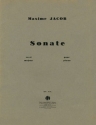 JACOB Maxime Sonate en si majeur piano Partition