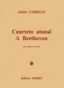 CARRILLO Julian Cuarteto atonal a Beethoven quatuor  cordes Partition