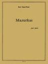 CLIQUET-PLEYEL Henri Mazurkas piano Partition