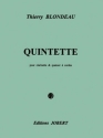 BLONDEAU Thierry Quintette Luftbrcken clarinette et quatuor  cordes Partition