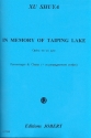 In memory of Taiping Lake pour soli, choeur et instruments  cordes partition