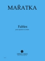 MARATKA Krystof Fables quatuor  cordes Partition + matriel