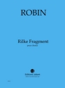 ROBIN Yann Rilke Fragment choeur Partition