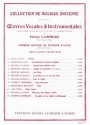 LAMMERS Henri Oeuvres vocales et instrumentales choeur  4 ou 5 voix mixtes Partition