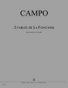 CAMPO Rgis Fables de la Fontaine (5) soprano et piano (rduction) Partition