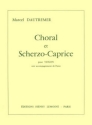 Choral et Scherzo-caprice pour violon et piano