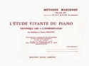 MARTENOT Ginette / MARTENOT Madeleine Etude vivante 3 - moyen A piano Partition