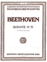 BEETHOVEN Ludwig van Sonate n31 en lab maj. Op.110 piano Partition