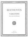 BEETHOVEN Ludwig van Variations sur le duo de la Molinara piano Partition