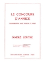 LEPITRE Andr Concours d'Annick violon et piano Partition