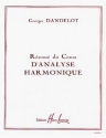 DANDELOT Georges Rsum cours analyse harmonique formation musicale Partition