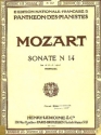 MOZART Wolfgang Amadeus Sonate n14 KV457 en mib maj. piano Partition