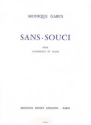 GABUS Monique Sans-Souci clarinette et piano Partition