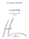 DAMASE Jean-Michel Comptine clarinette et piano Partition