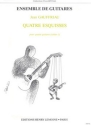 GAUFFRIAU Jean Esquisses (4) Vol.1 4 guitares Partition