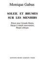 GABUS Monique Soleil et brumes sur menhirs harpe Partition