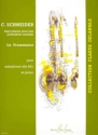 SCHNEIDER Catherine Le Promeneur saxophone Mib et piano Partition