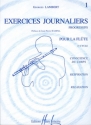 LAMBERT Georges Exercices journaliers Vol.1 flte Partition