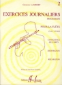 LAMBERT Georges Exercices journaliers Vol.2 flte Partition