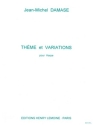 DAMASE Jean-Michel Thme et variations harpe Partition